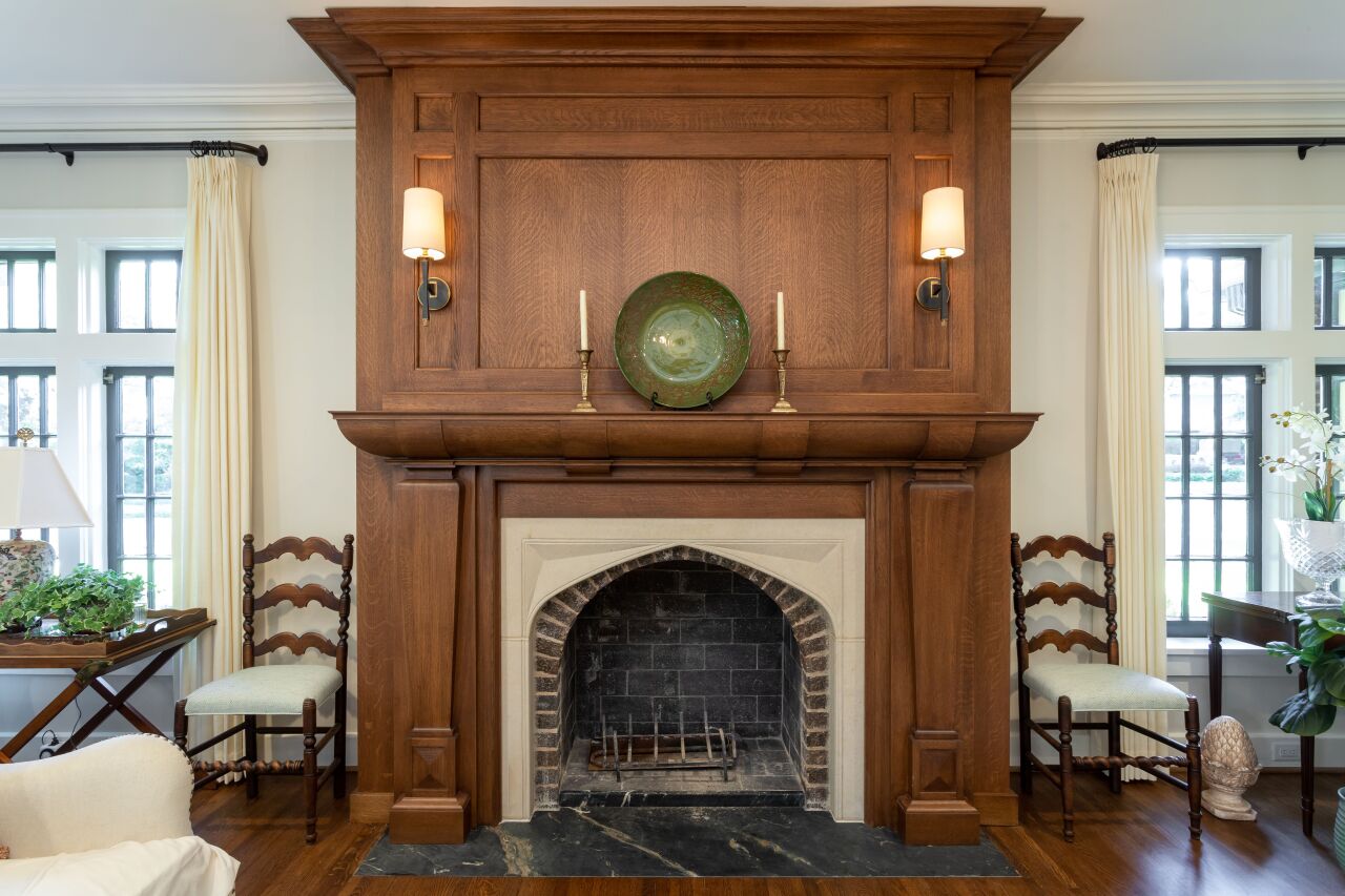 1928 Tudor Revival Mantle Brent Hull