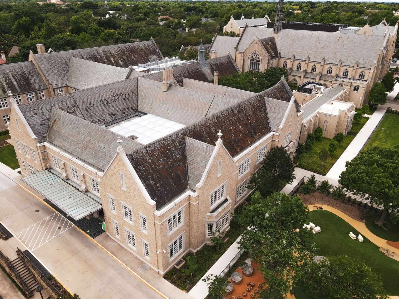 Highland Park Presbyterian Aerial Brent Hull