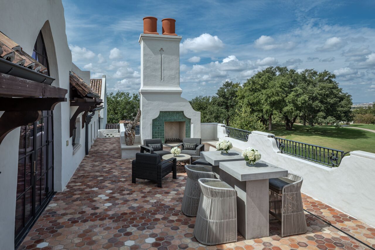 Spanish Moorish Patio View Brent Hull