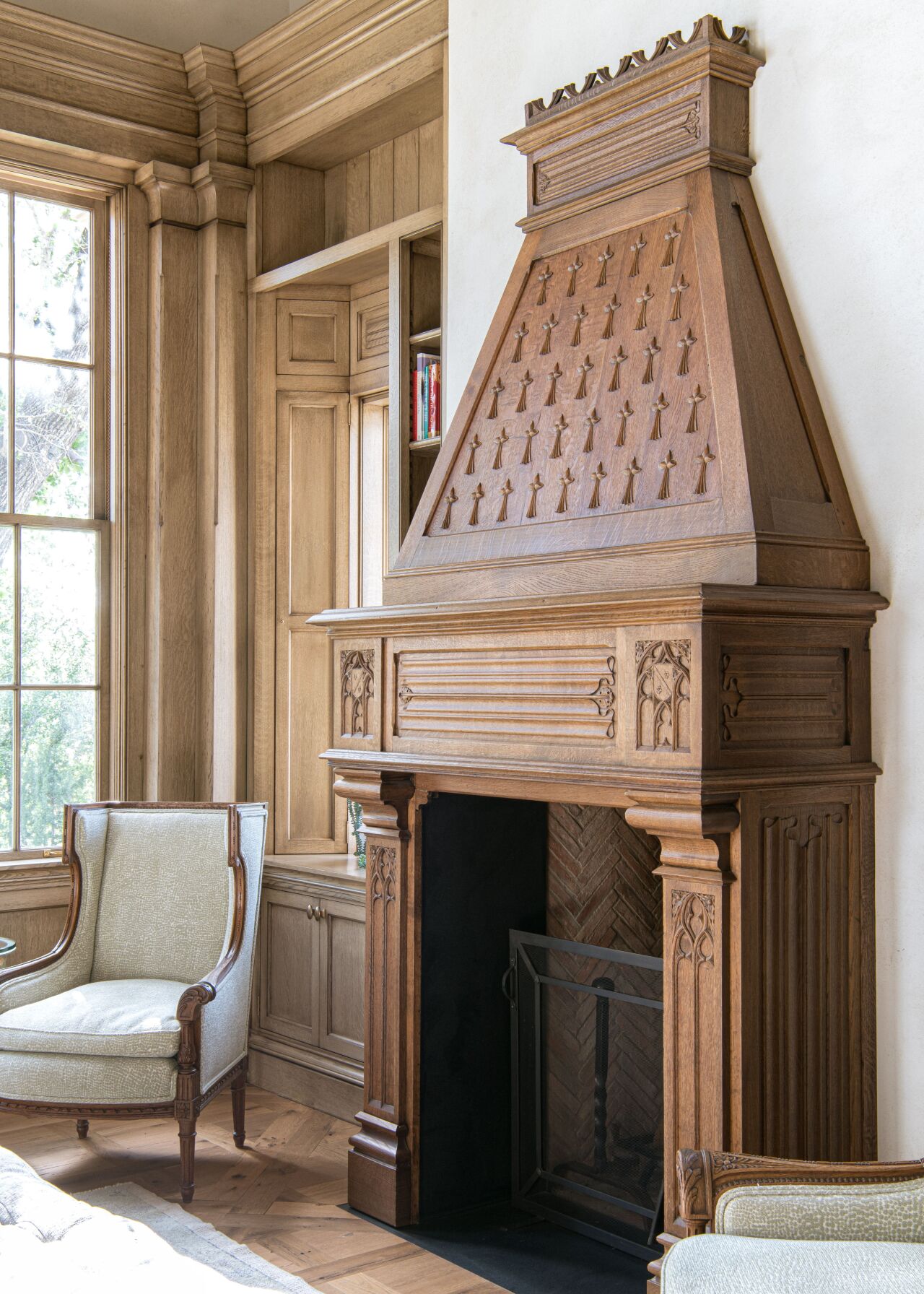 Timeless Hand Carved Mantel Brent Hull