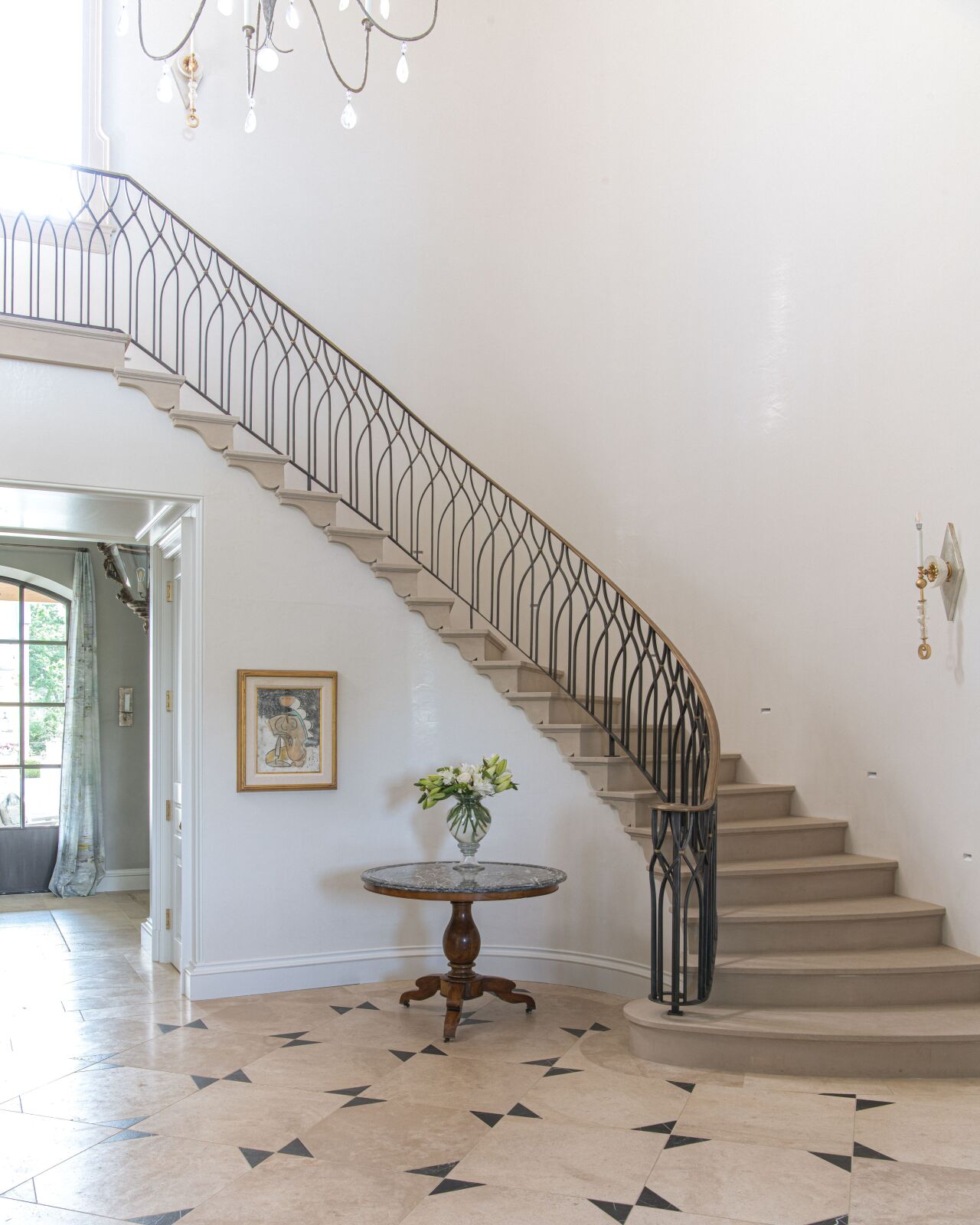 Timeless Staircase Cut Stone Detils Brent Hull